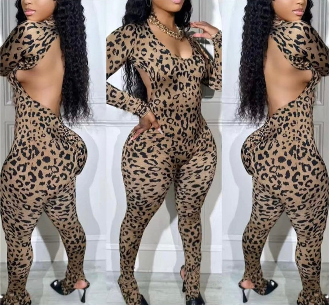 Leopard Jumpsuit
